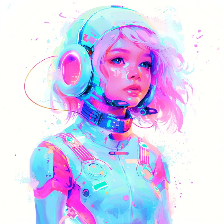 Cyberpunk Lofi Girl | Art | Lofi Art - Rozzi's Ko-fi Shop - Ko-fi ️ ...