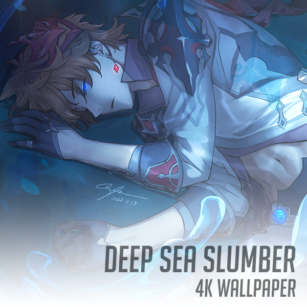 “Deep Sea Slumber” 4k Wallpaper - khrysm’s Ko-fi Shop - Ko-fi ️ Where