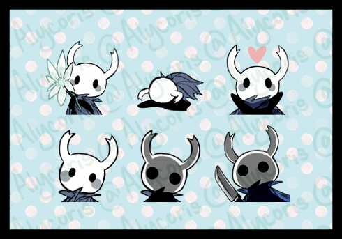 Hallownest Sticker Set