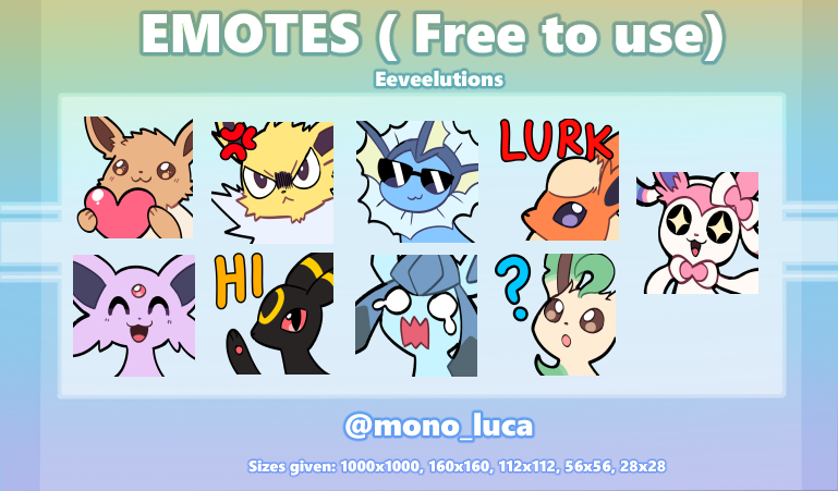 Twitch / Discord Emote Pack Among Us Blue 