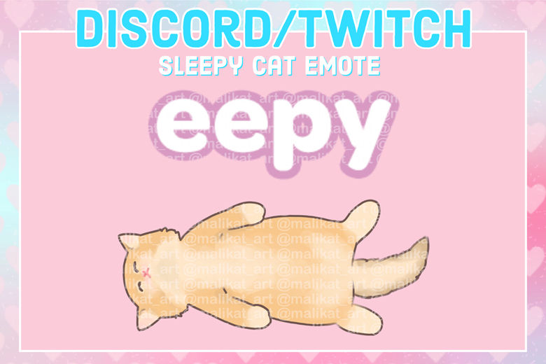 Eepy Cat Emote - Malikat's Ko-fi Shop - Ko-fi ️ Where creators get ...