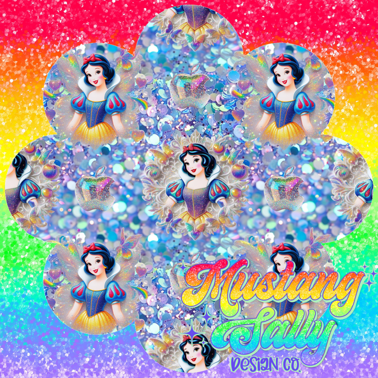 3D Glitter Snow White Seamless - Mustang Sally Design Co 's Ko-fi Shop ...