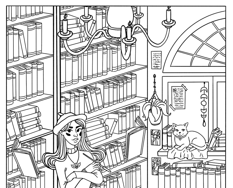 Amazing coloring page - Coloring Library