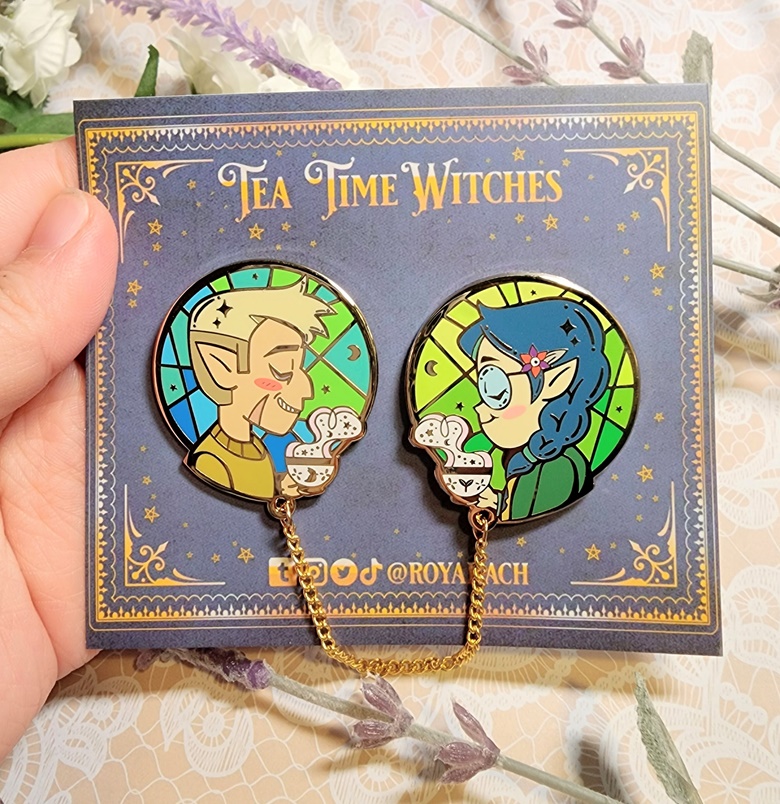 Anime The Owl House Cast Witches Before Wizard Enamel Brooch