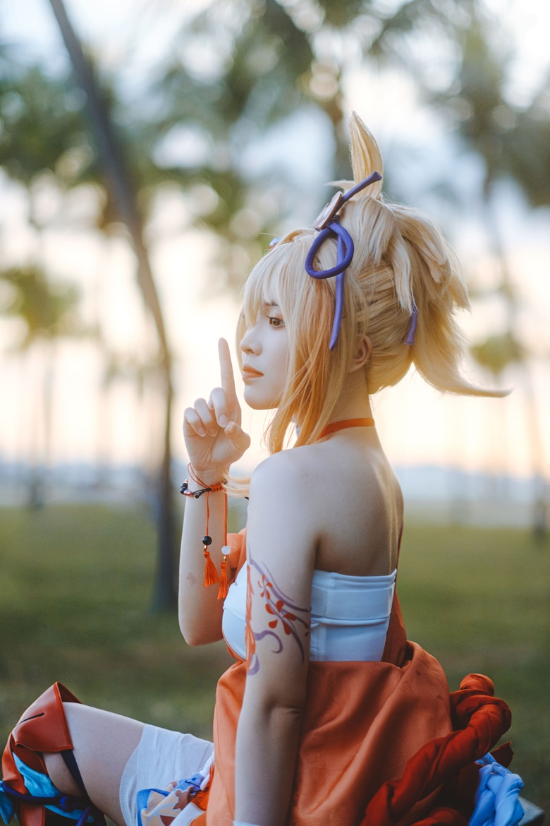 Genshin Impact Yoimiya Cosplay FREE SET - im_yuumi's Ko-fi Shop - Ko-fi ...