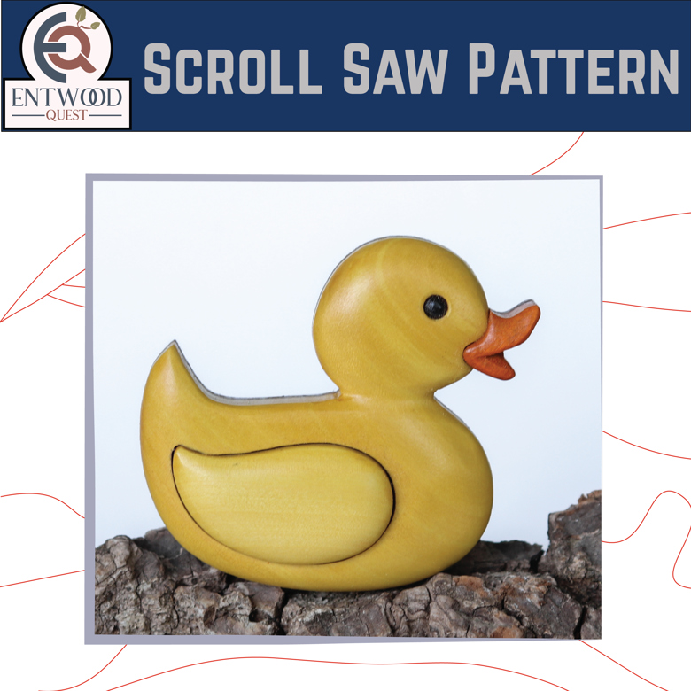 Rubber Duck mini intarsia pattern - Entwoodquest's Ko-fi Shop