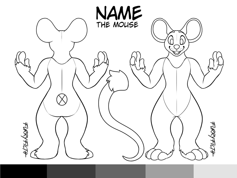 PWYW Fursuit Concept Base - Mouse - Cat Of Many Colors's Ko-fi Shop ...