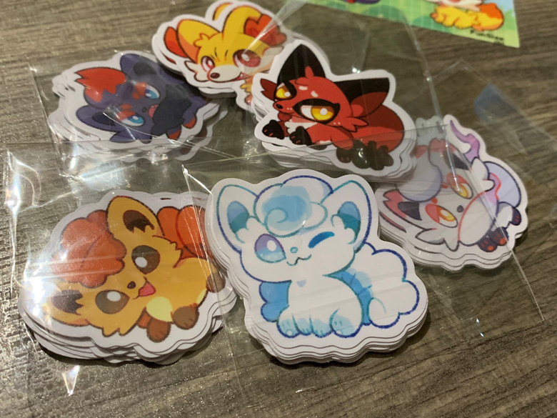 Pokefox Sticker - FunSizeMini's Ko-fi Shop - Ko-fi ️ Where creators get ...