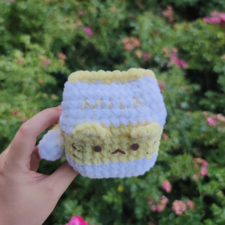 Crochet Cat Drink Cozy — Pops de Milk - Fun and Nerdy Crochet Patterns