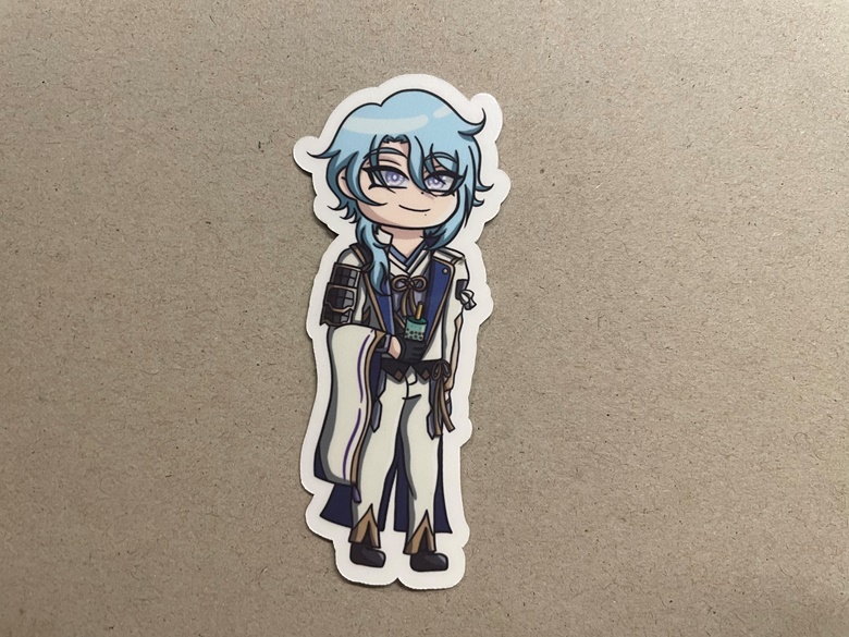 Kamisato Ayato Talents Sticker for Sale by crvptidnx