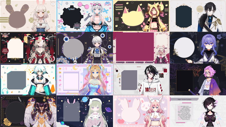 VTuber Just Chatting Overlay - smolshushi's Ko-fi Shop - Ko-fi ❤️ Where  creators get support from fans through donations, memberships, shop sales  and more! The original 'Buy Me a Coffee' Page.