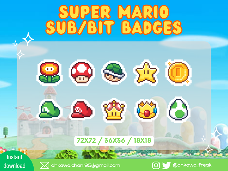 Yoshi Egg Twitch Sub Badges – Yukia Sho Studios