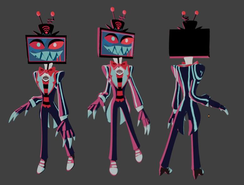 Hazbin Hotel 2.5d Characters In Blender - saliferous - Hazbin Hotel ...