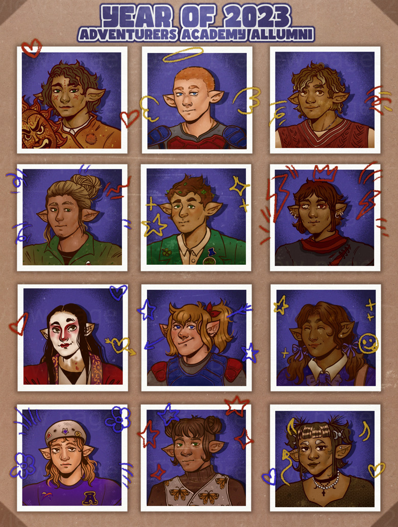 DND token pack - Halfling students - Luc-and-see-Arts's Ko-fi Shop - Ko ...