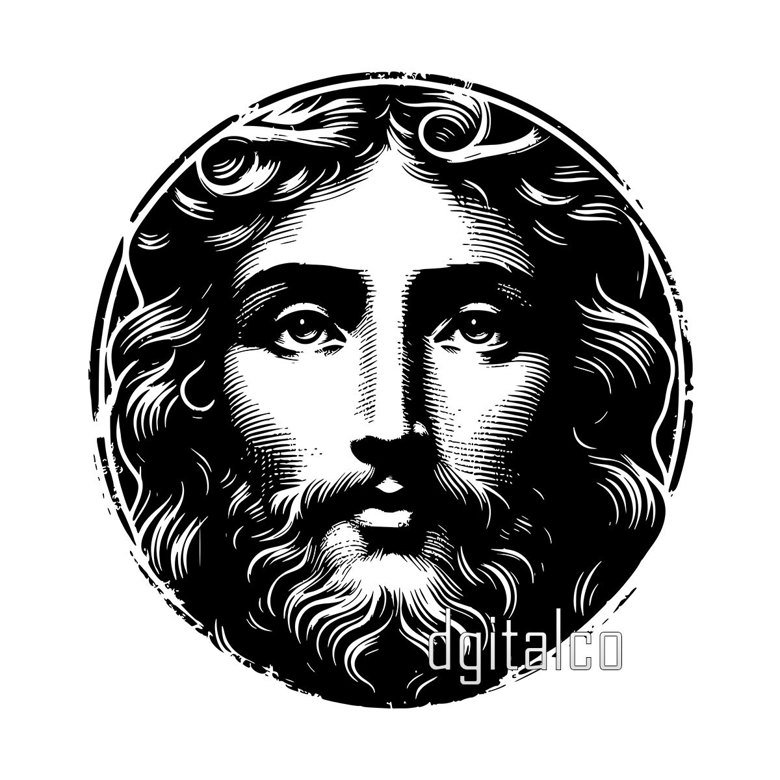 The Face of Jesus-Drawing
