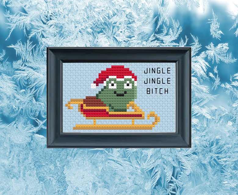 Jingle Jingle Oblong Meow CrossStitch's Kofi Shop Kofi ️ Where