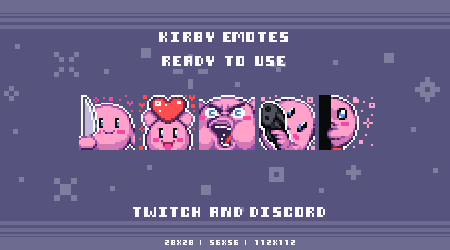 Kirby Pixel Art Emotes - ShinySeabass's Ko-fi Shop - Ko-fi ❤️ Where  creators get support from fans through donations, memberships, shop sales  and more! The original 'Buy Me a Coffee' Page.