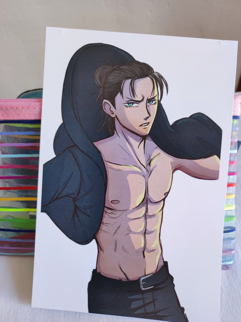 Eren Jaeger Print - Alan Draws's Ko-fi Shop - Ko-fi ️ Where creators ...