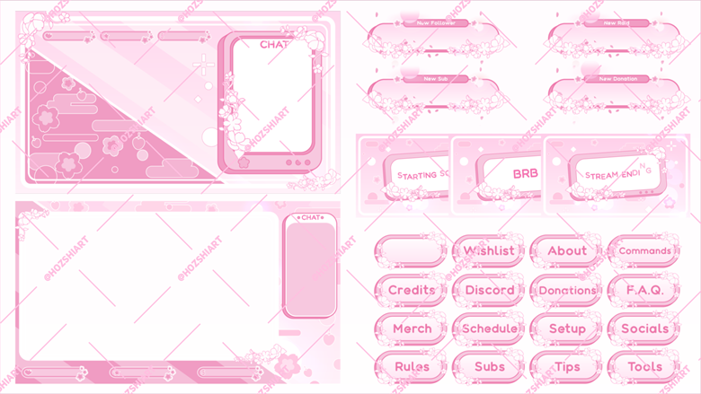 PREMADE OVERLAY] 🌸 Spring Just Chatting & Game Screen Overlay - Ciarra  Chii's Ko-fi Shop - Ko-fi ❤️ Where creators get support from fans through  donations, memberships, shop sales and more! The