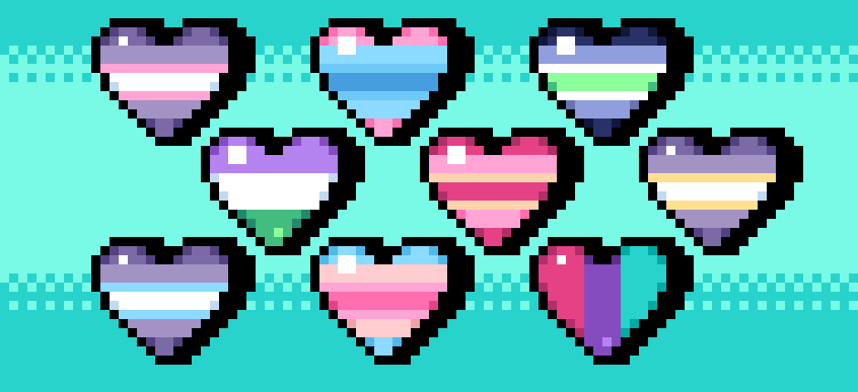 Pride Hearts Pack 2 Grat Grottenbergs Ko Fi Shop Ko Fi ️ Where Creators Get Support From