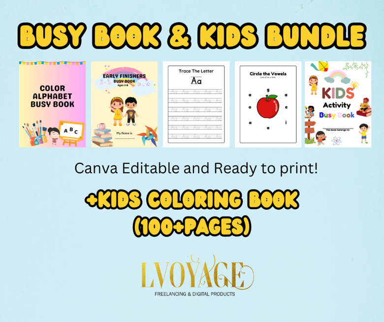 Kid's Busy Books Bundle - lalai's Ko-fi Shop - Ko-fi ️ Where creators ...