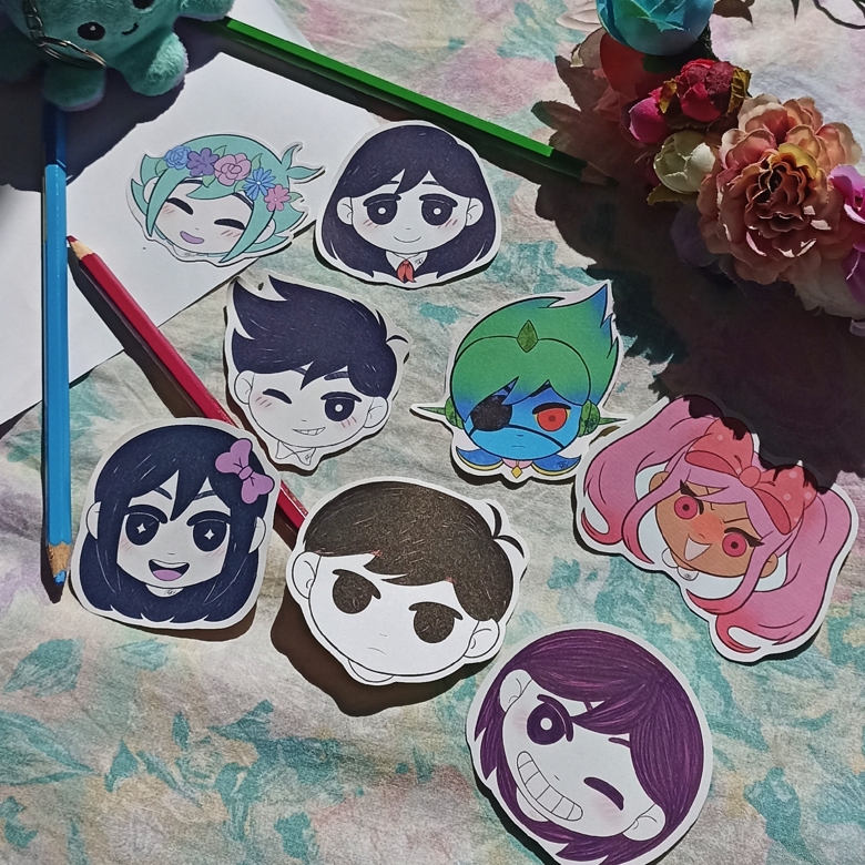 Hero Sprites (Omori) - Omori - Sticker