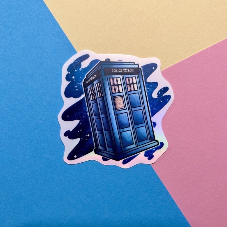 Tardis and Dalek Stickers - Señorita Crafty's Ko-fi Shop - Ko-fi ️ ...