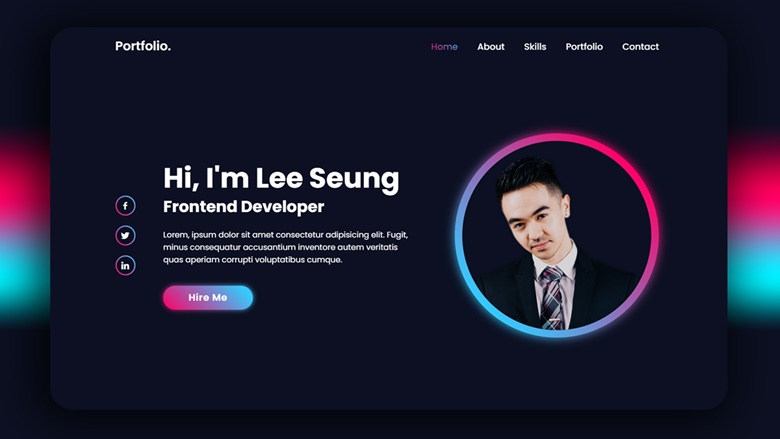 Personal Portfolio Website Using HTML And CSS Only Codehal s Ko fi 
