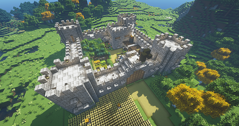 The Minecraft Castle: Google Minecraft