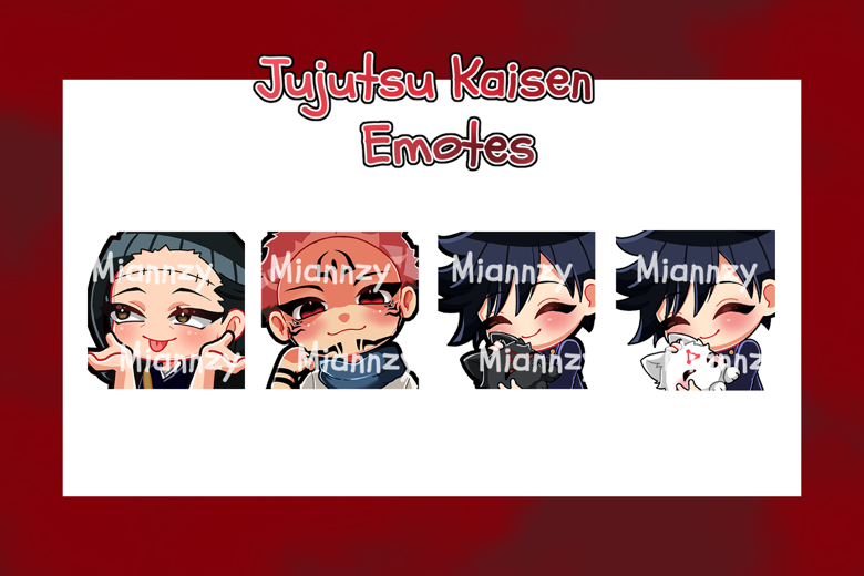 Jujutsu Kaisen Emotes - Miannzy's Ko-fi Shop - Ko-fi ️ Where creators ...