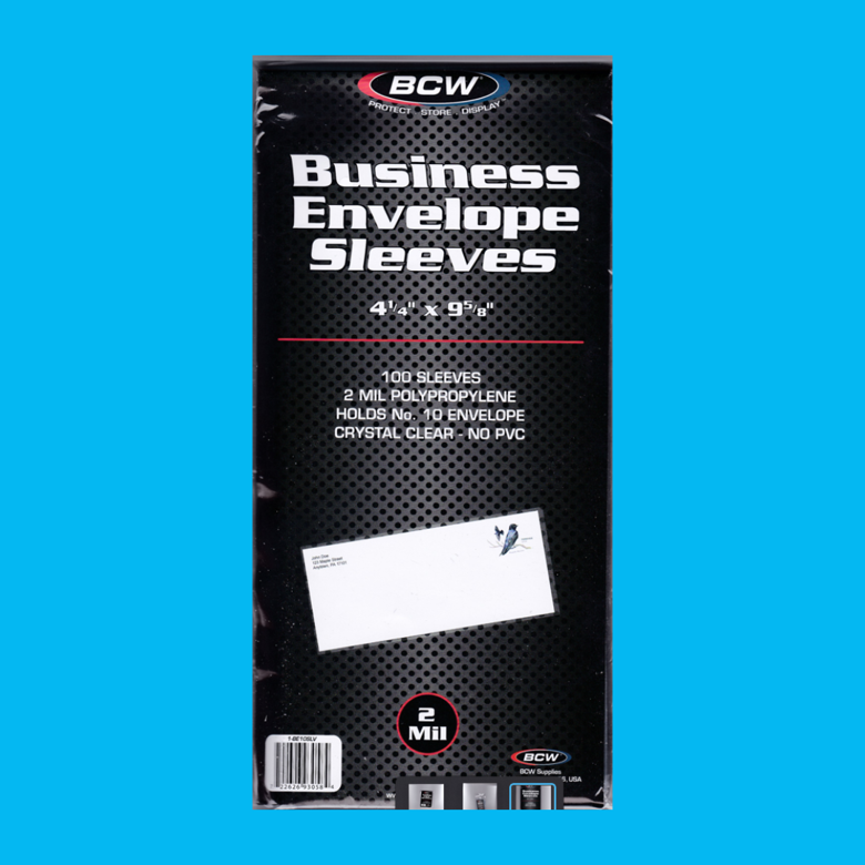 BCW Standard Postcard Sleeves 100 (One Pack of 100