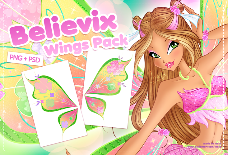 Believix Wings Pack - Flora - IneskaDraws's Ko-fi Shop - Ko-fi ❤️ Where  creators get support from fans through donations, memberships, shop sales  and more! The original 'Buy Me a Coffee' Page.