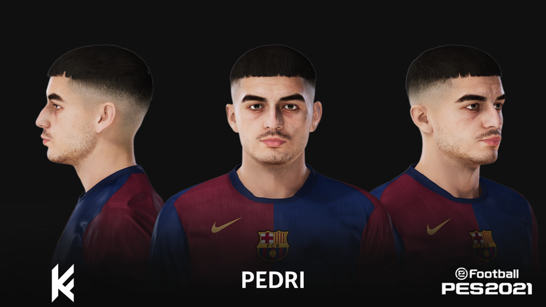 Pedri by Kodigo Facemaker (PES 2021) - Kodigo Facemaker's Ko-fi Shop ...