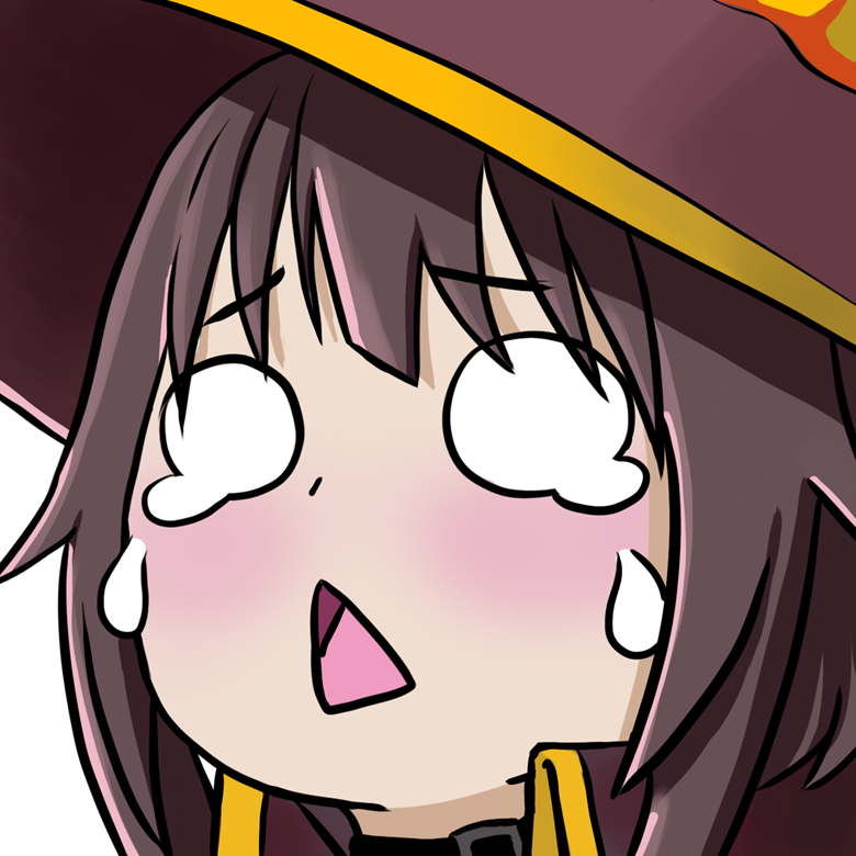 Megumin Sadge Emote Dandanbihehes Ko Fi Shop Ko Fi ️ Where Creators Get Support From Fans