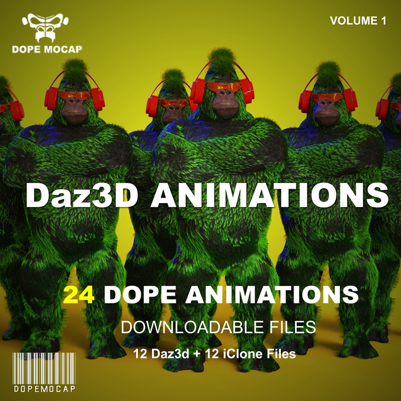14 - DAZ3D Character Animation Files - Dope Mocap Studio's Ko-fi Shop -  Ko-fi ❤️ Where creators get support from fans through donations,  memberships, shop sales and more! The original 'Buy Me