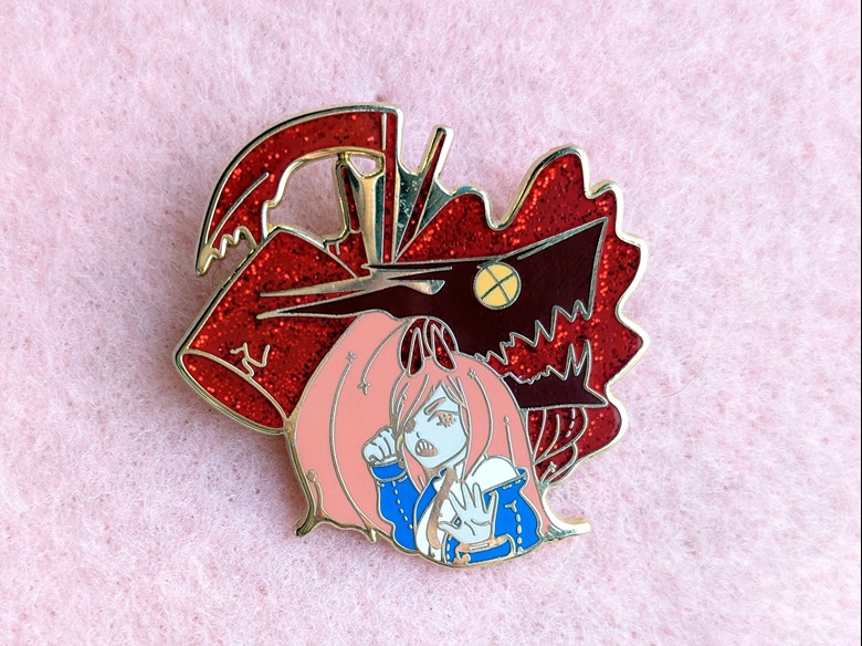 OP | Anime Hard Enamel Pin- Fire-Fist