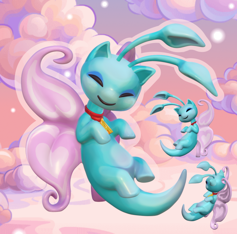 3D-Printable Faerie Aisha (Neopets) — STL File - lizard's Ko-fi Shop ...