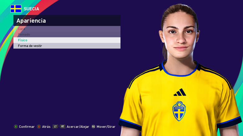 OLIVIA LANDIN SJOBLOM - SWEDEN WOMEN NATIONAL TEAM #eFootballPES2021 ...