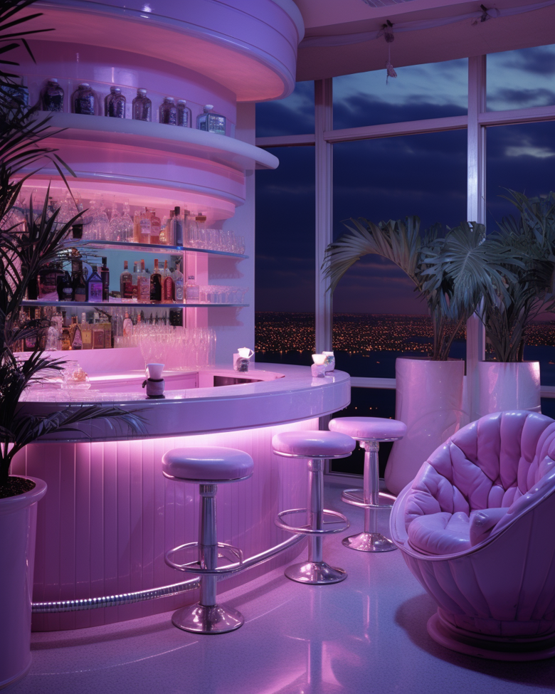 Midjourney Prompt: Miami Vice Penthouse - Liminal Destinations's Ko-fi ...