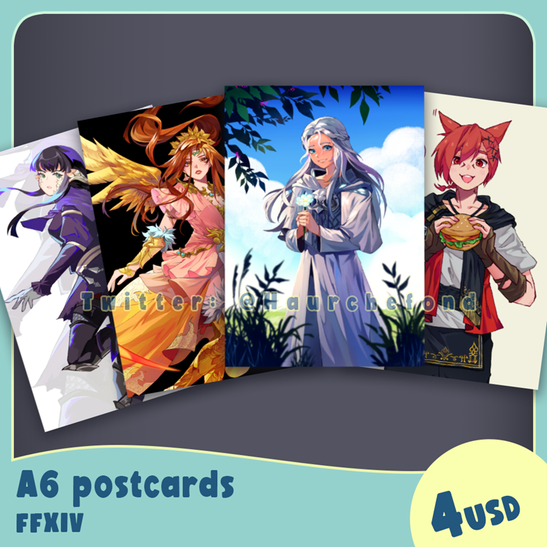 FFXIV Postcards - Eiko's Ko-fi Shop - Ko-fi ️ Where Creators Get ...