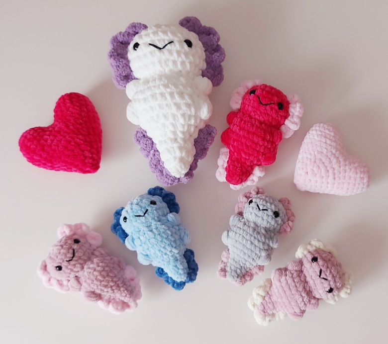 Axolotlbabys - Blauwalbaby-Crochet's Ko-fi Shop - Ko-fi ️ Where ...