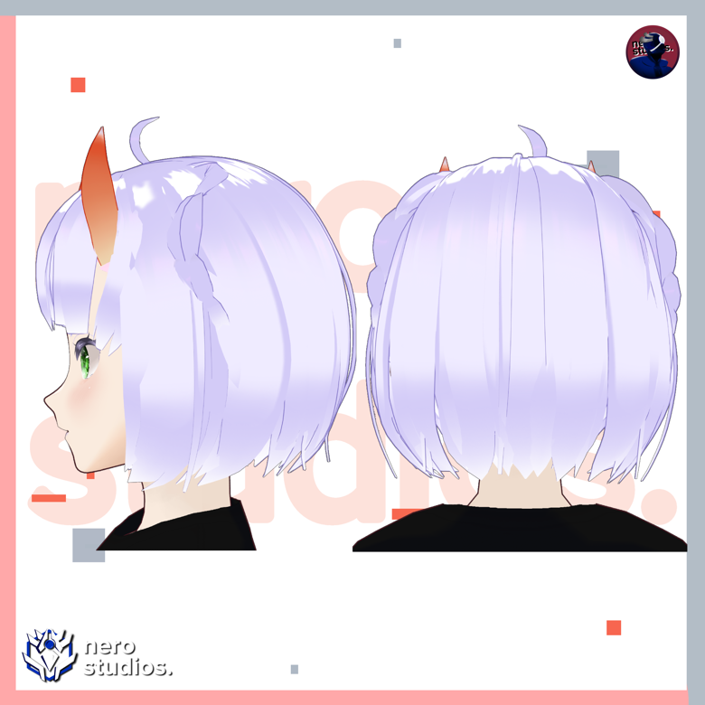 5 VROID HAIRSTYLES MEGAPACK #1 (5 VROID FILES) / Vtuber hairstyles ...