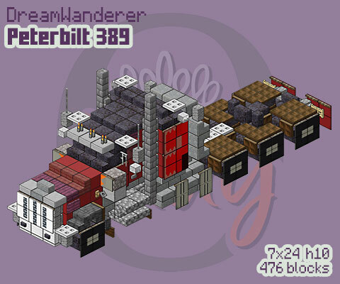 Peterbilt 389 Minecraft Map