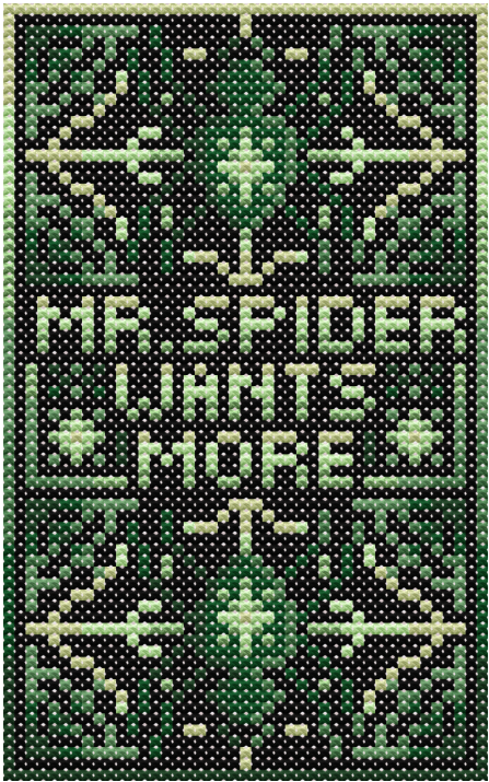 The Web Cross Stitch Pattern - faeriiess's Ko-fi Shop