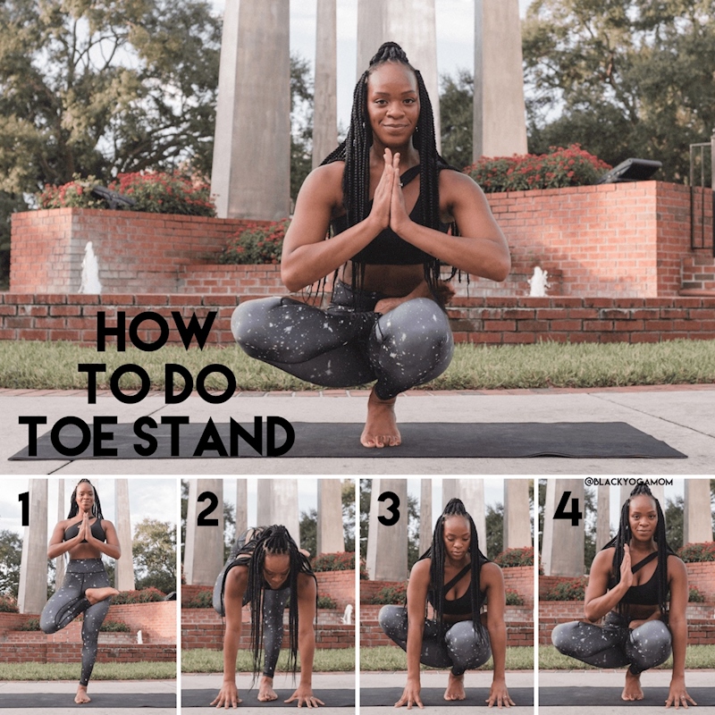 Toe Stand Yoga Pose Tutorial - Ko-fi ❤️ Where creators get