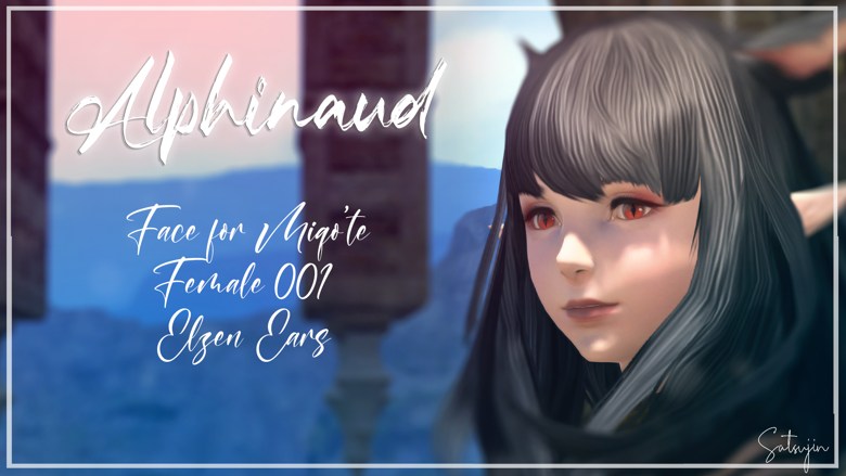 Alphinaud For Miqote Female Face 001 With Elzen Ears Jandelaine