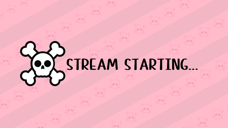 Rose Pink Modular Twitch Overlay - WanderingSoul's Ko-fi Shop - Ko