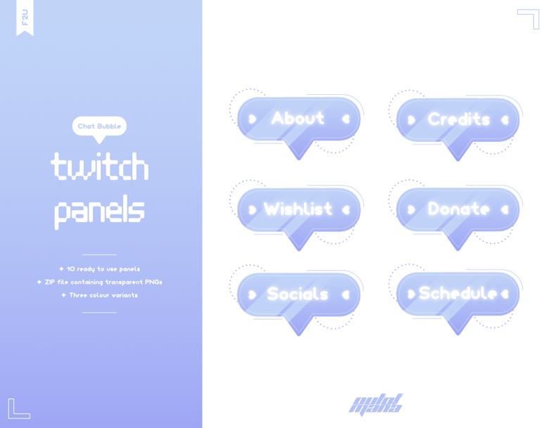 Chat Bubble Panels - Mana's Ko-fi Shop - Ko-fi ️ Where creators get ...