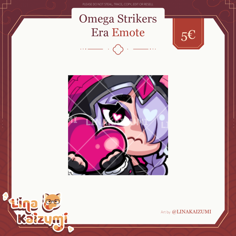 Lina Kaizumi Omega Strikers Emote Twitch Discord LinaKaizumi s Ko fi Shop