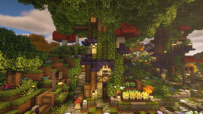 Fairycore Minecraft House Tutorial
